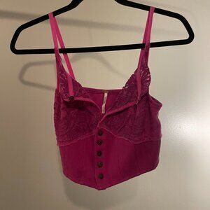 FREE PEOPLE, lace cami